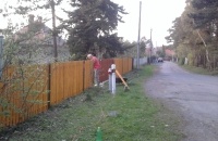 2011, Štěchovice - dřevěný plot
